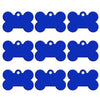 Twotrees 20pcs Bone Double Sides Personalized Dog ID Tags - Blue