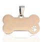 Twotrees 60PCS Stainless steel Bone Pet ID Tag