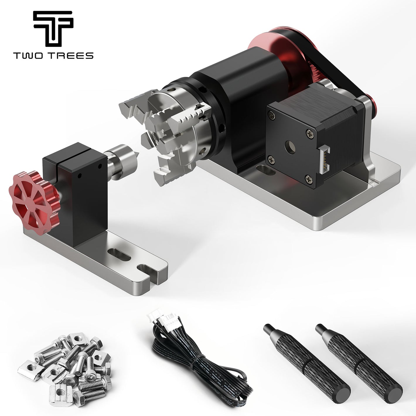 Twotrees 4th Axis CNC Rotary Module Kit for TTC450/TTC 450 PRO