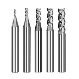 Twotrees 5PCS HRC55 3 Flute End Mills Tungsten Carbide - TwoTrees Official Shop