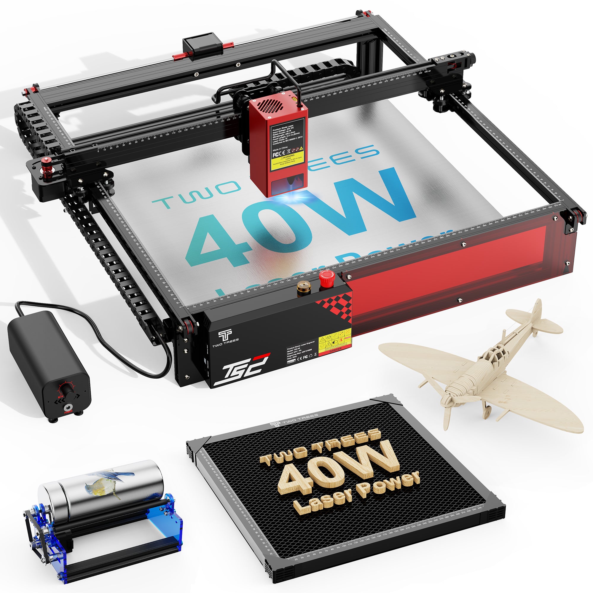 Twotrees TS2-40W Lasergravierer 