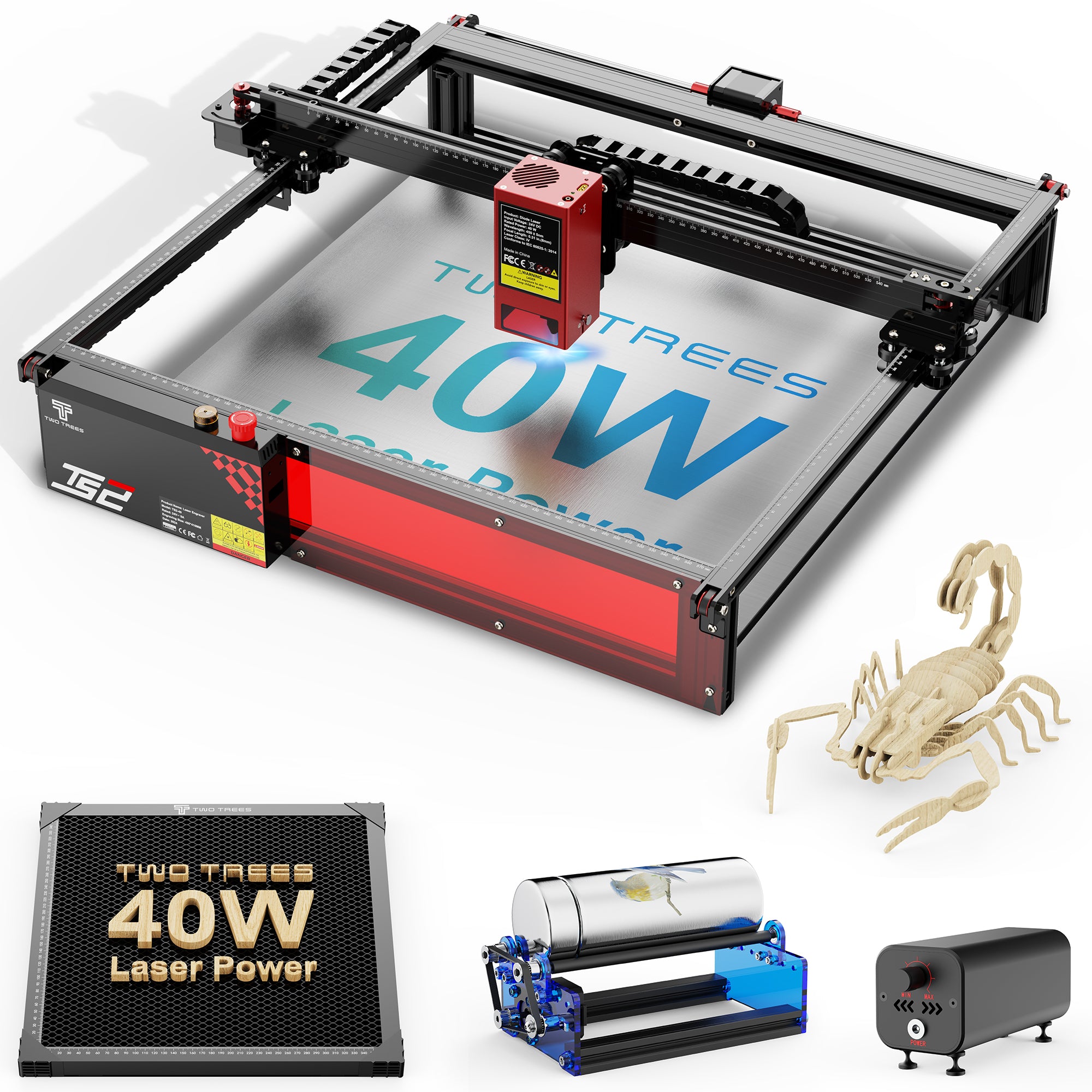 Twotrees TS2-40W Lasergravierer 