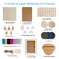 Twotrees 75 Pieces Engraver Material pack - TwoTrees Official Shop