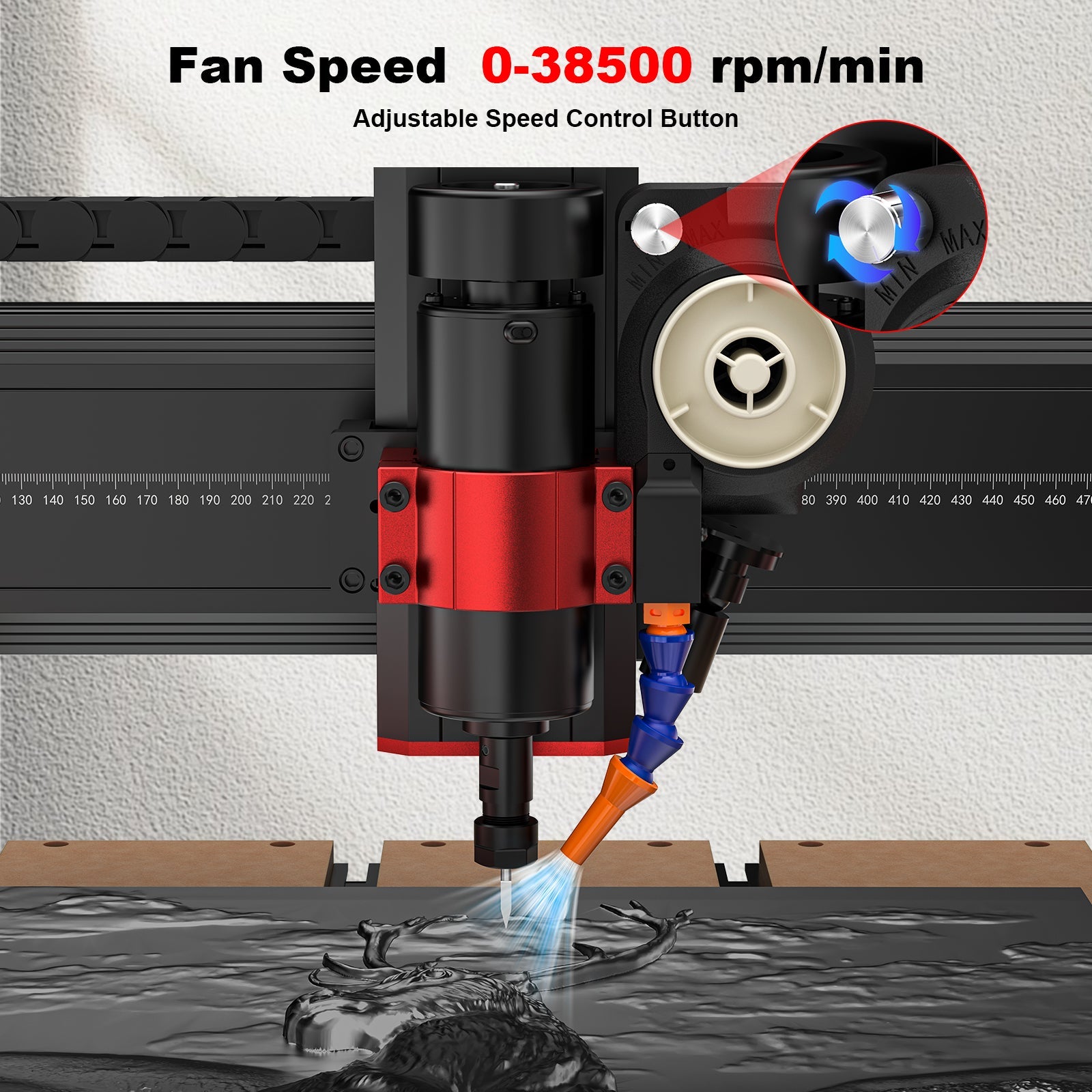 Twotrees 500W Air-Cooled Cooling Kit for CNC Routers TwoTrees Official Shop