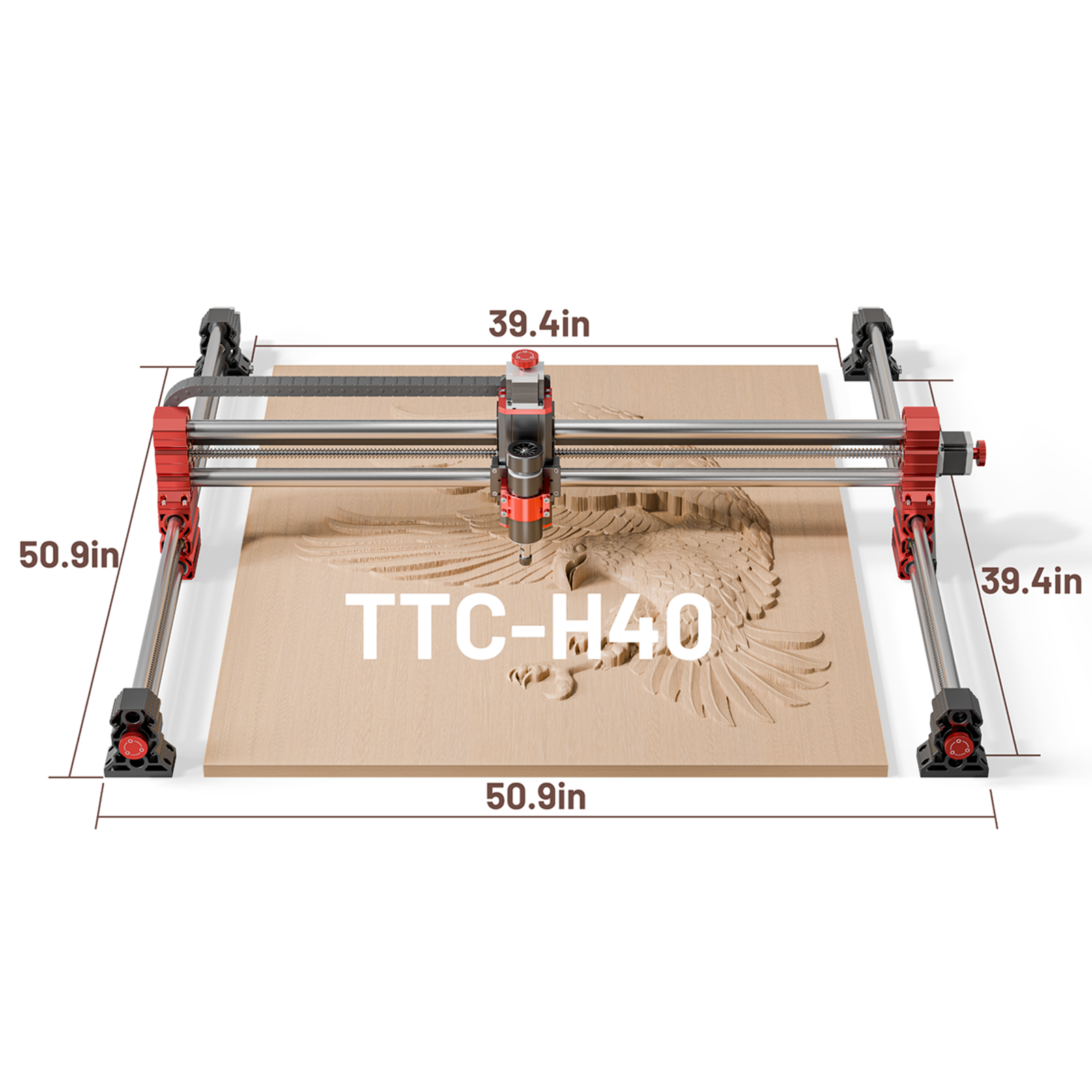 【Pre-sale】Twotrees TTC-H40 CNC Router Machine TwoTrees Official Shop