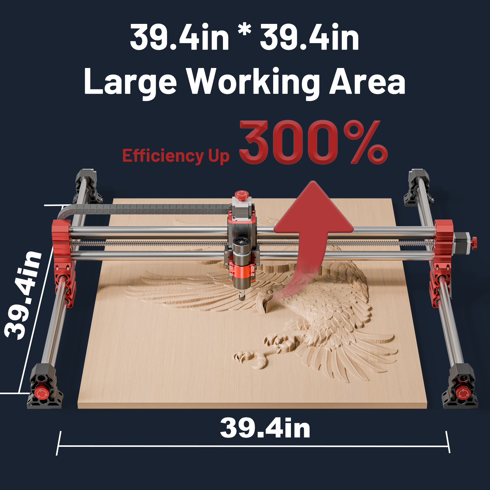Twotrees TTC-H40 CNC Router Machine TwoTrees Official Shop