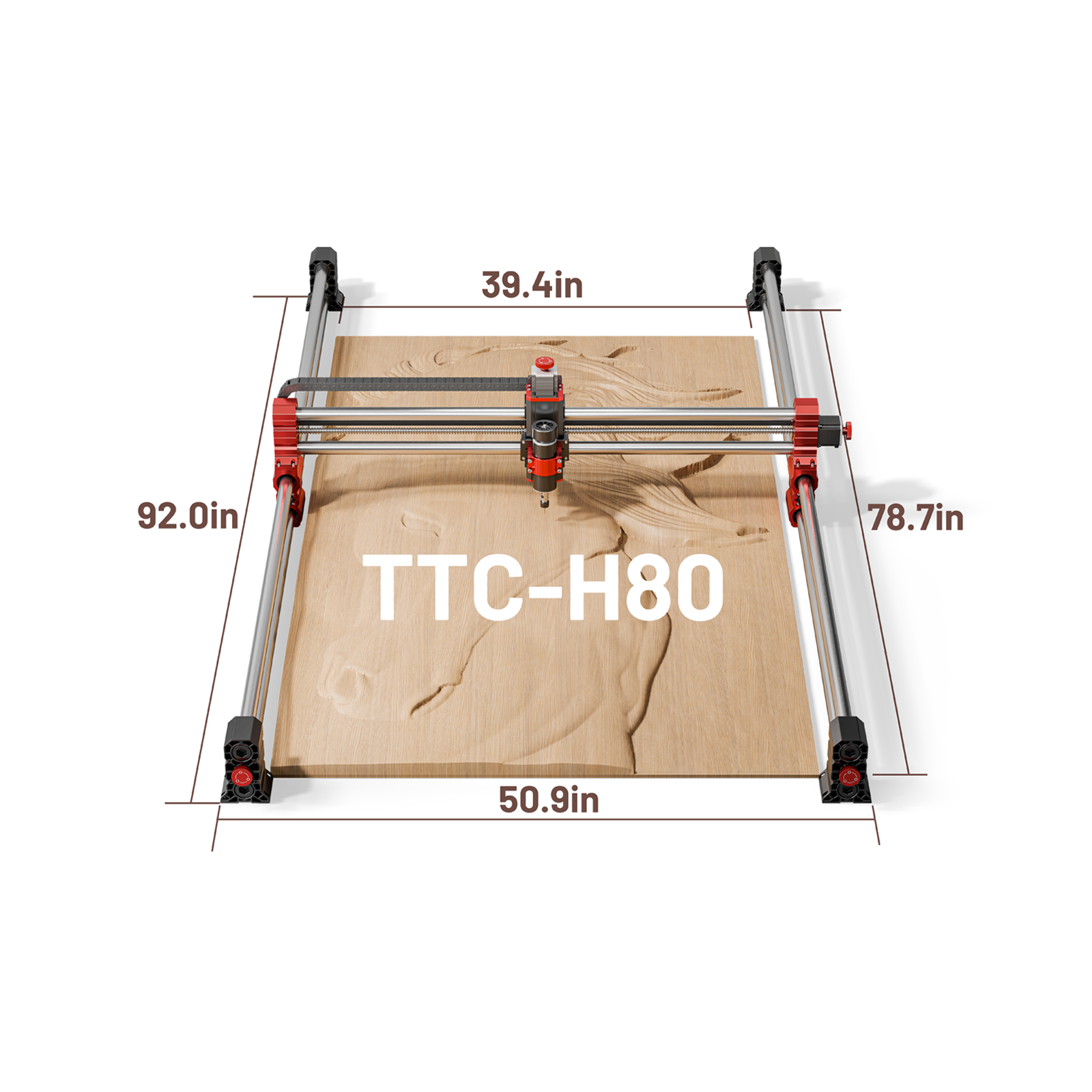 【Pre-sale】Twotrees TTC-H40 CNC Router Machine TwoTrees Official Shop