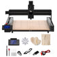 Twotrees TTC450 CNC Router Machine + 20W Laser Module + 500W Motor + 4th Axis Module + Vacuum Cleaner +End Mills - TwoTrees Official Shop