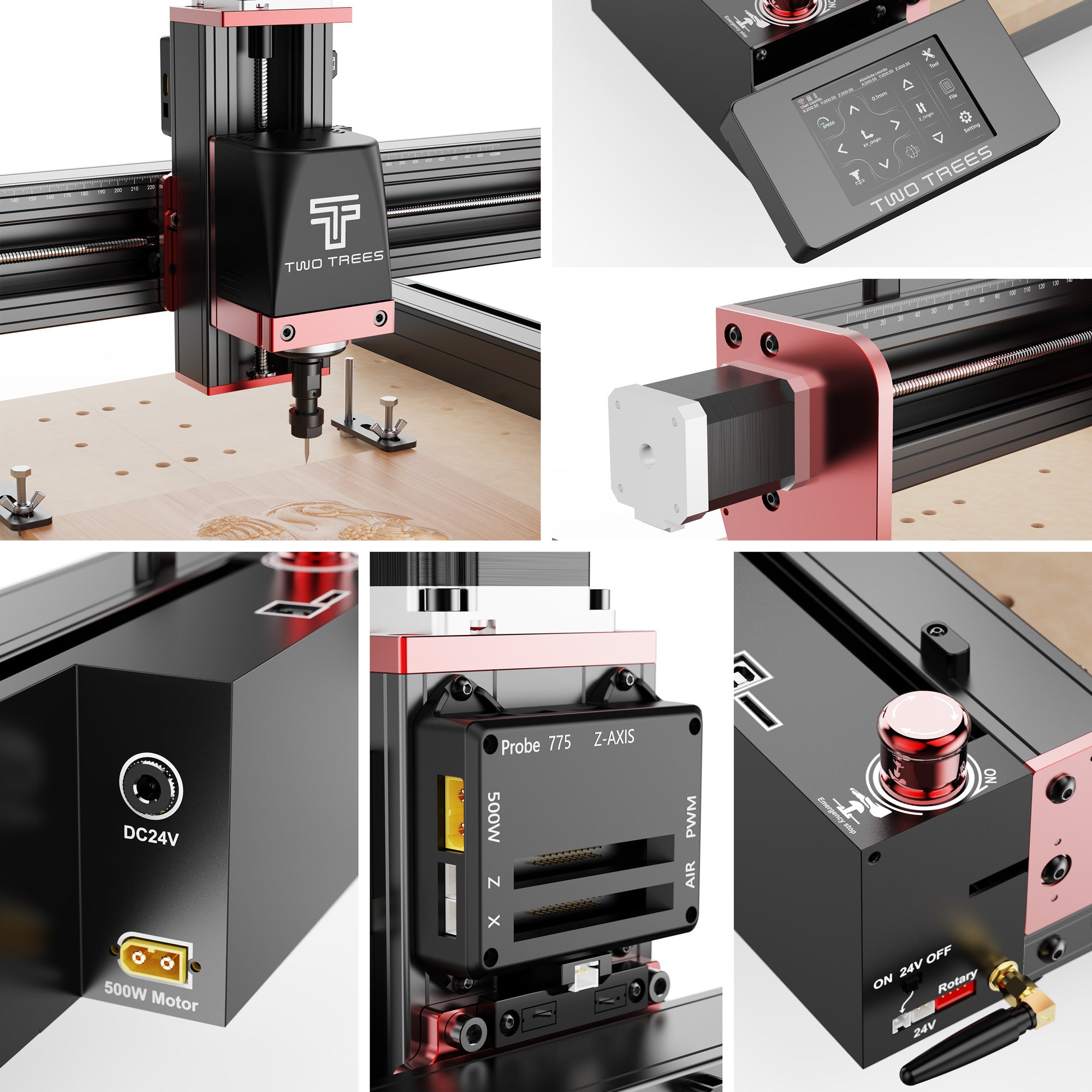 Twotrees TTC-450 PRO CNC-Fräsmaschine 