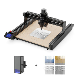 Twotrees TTC-450 CNC Router Machine + 20W Laser Module + 500W Motor + Ends Mills