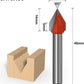 Twotrees V-groove cutter 60°