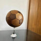 Teak Solid Wood Football Luban Mortise And Tenon Teak Splicing Crafts Bedroom Study Living Room Fan Gift