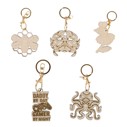 Twotrees Creative Engraving and Cutting Keychain Materials