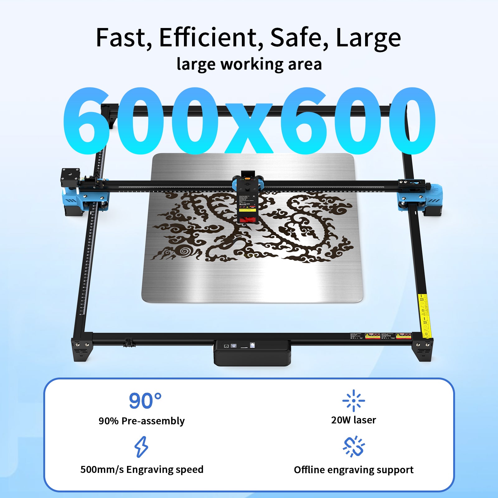 Twotrees TTS-20 Pro Max Lasergravierer 