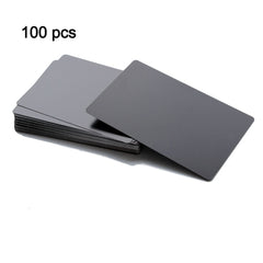 100 Pcs Metal Business Card 0.2mm Thickness Aluminum Alloy Blanks Card