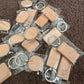 Wooden ID Tags Blank Rectangle Wooden Key Chain Diy - TwoTrees Official Shop
